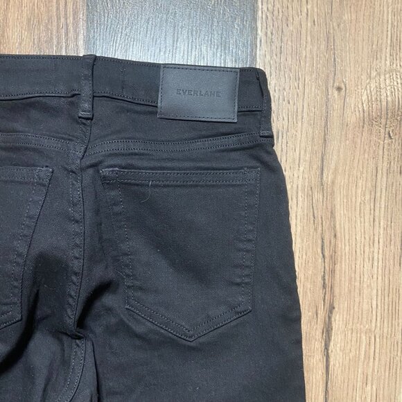 Everlane Curvy High-Rise Skinny Jeans Black Women's Size 25 Crop - Picture 6 of 6